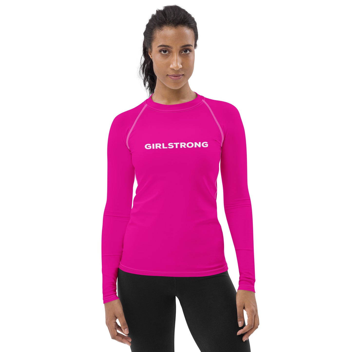 UPF 50 LONG SLEEVES RASHGUARD POWER PINK