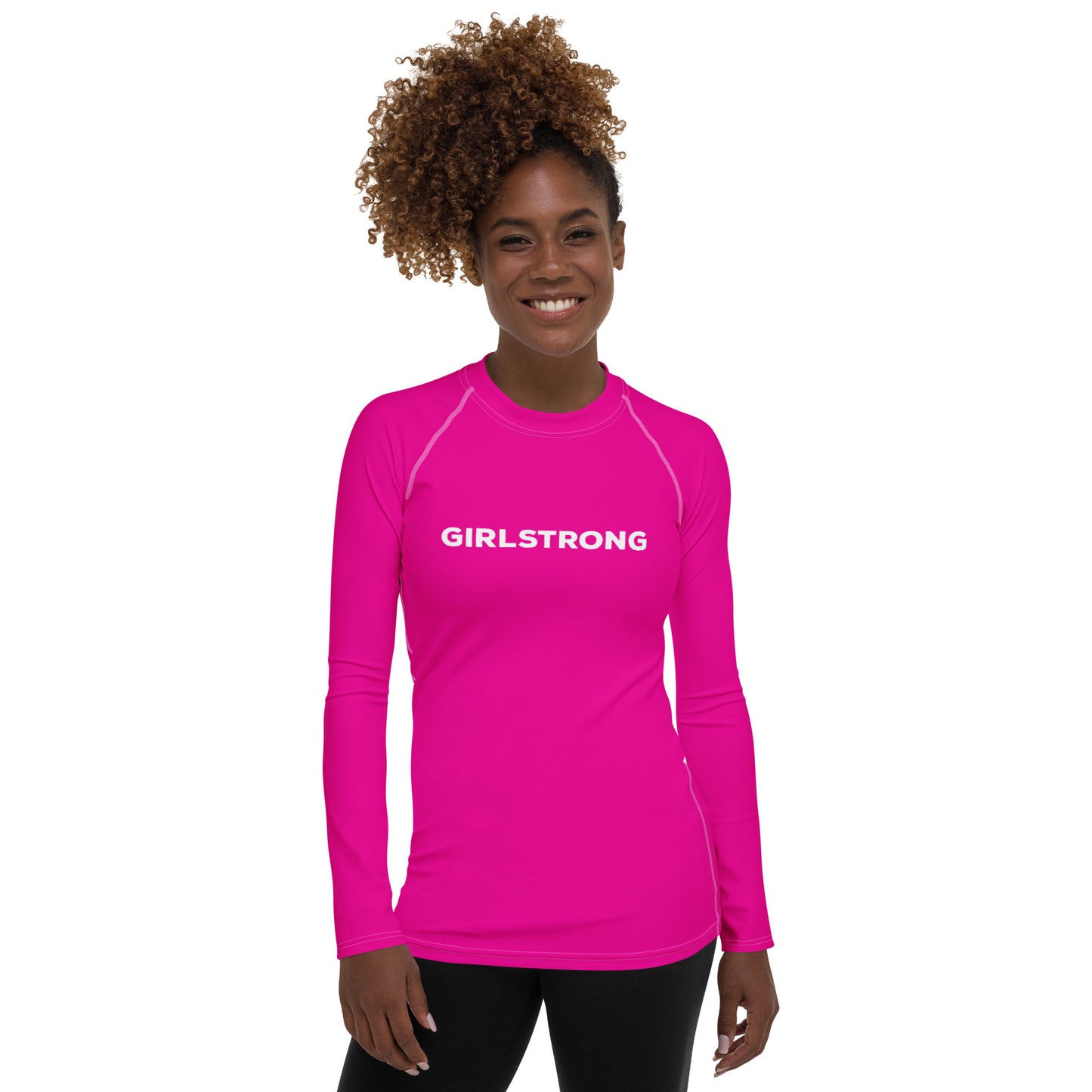 UPF 50 LONG SLEEVES RASHGUARD POWER PINK