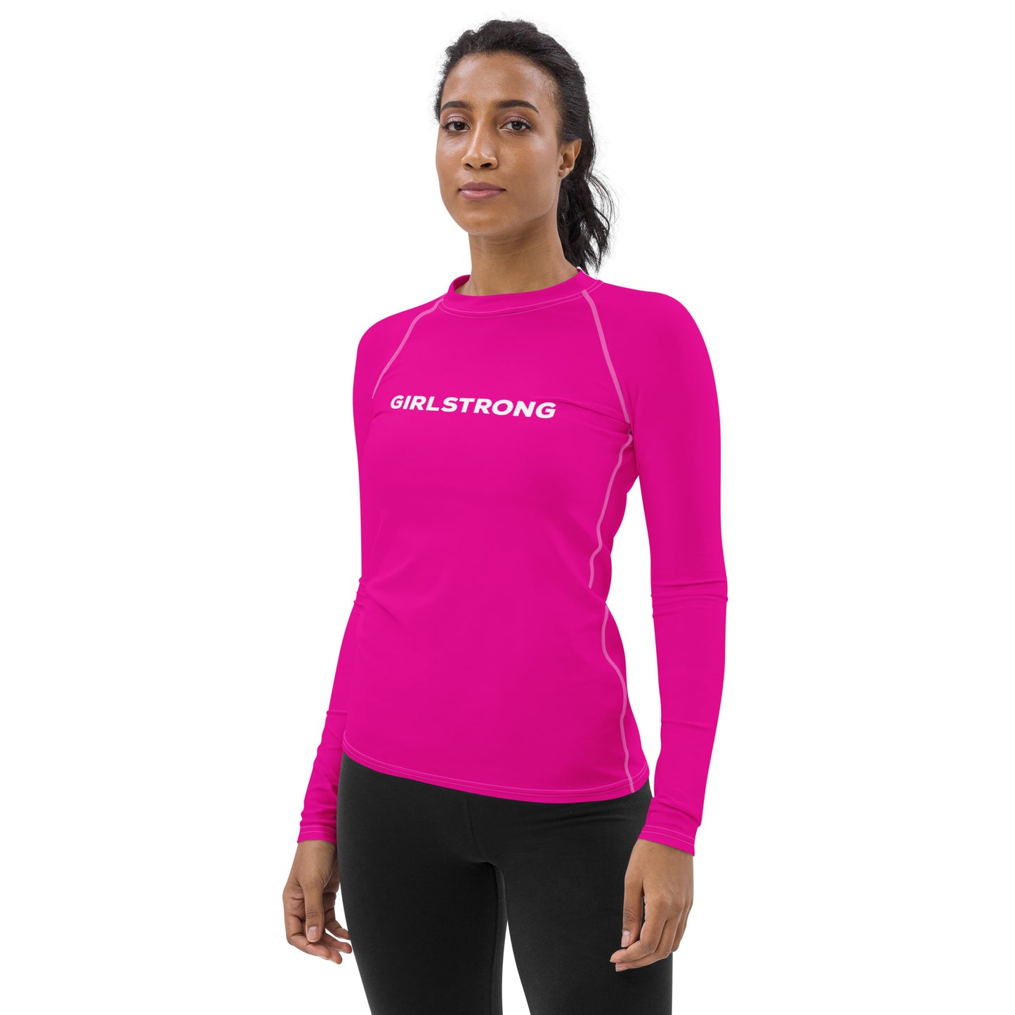 UPF 50 LONG SLEEVES RASHGUARD POWER PINK