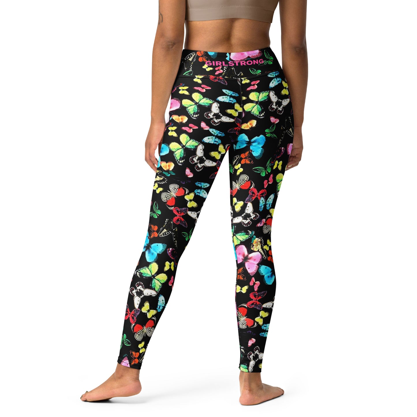 ELEVATED ESSENTIALS, THE PERFECT HIGH WAISTBAND LEGGING BUTTERFLY