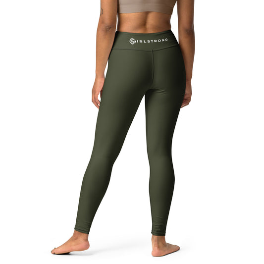 ELEVATED ESSENTIALS, THE PERFECT HIGH WAISTBAND LEGGING OLIVE