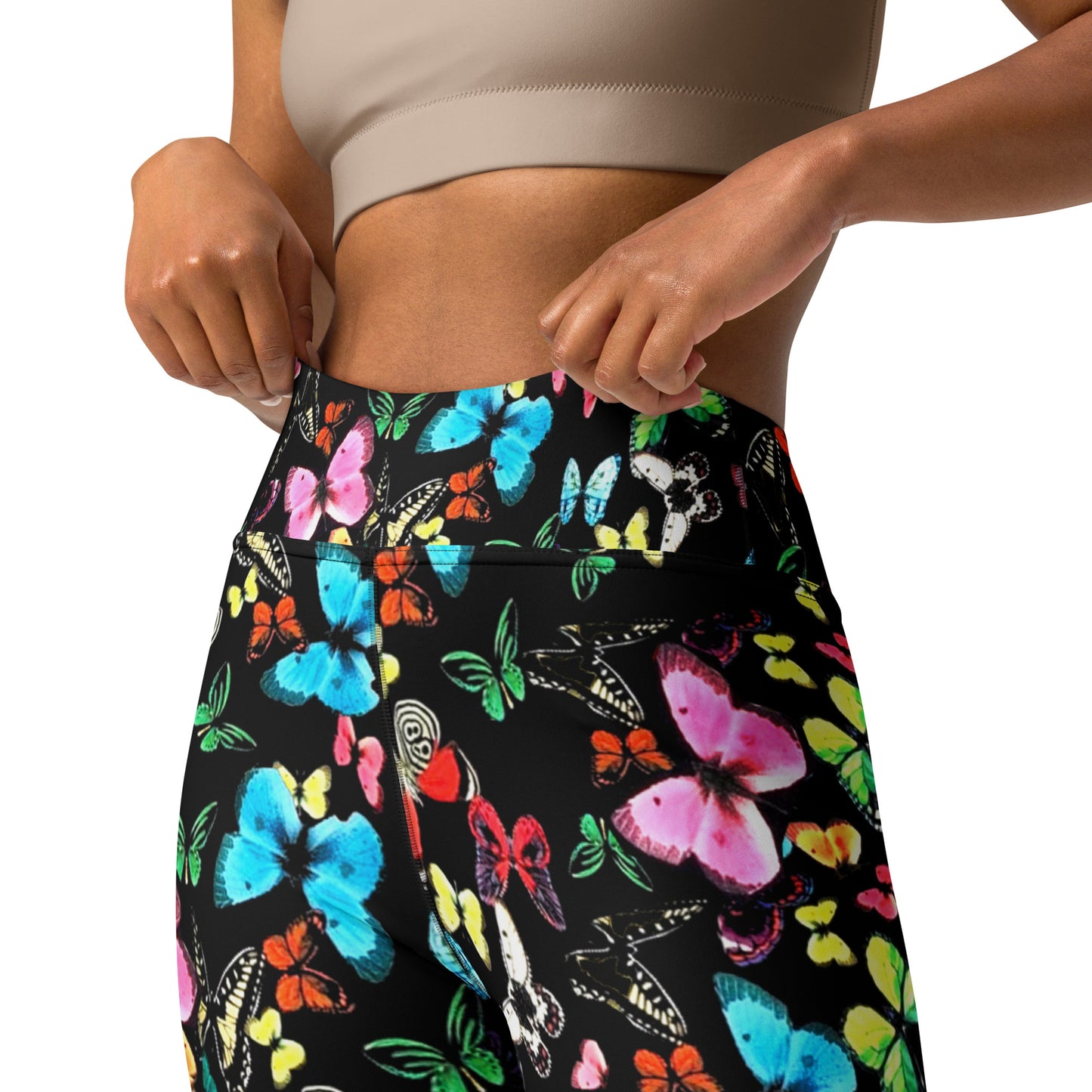 ELEVATED ESSENTIALS, BOOTY BOOSTING HIGH WAISTBAND LEGGING BUTTERFLY