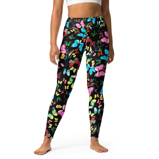 ELEVATED ESSENTIALS, THE PERFECT HIGH WAISTBAND LEGGING BUTTERFLY