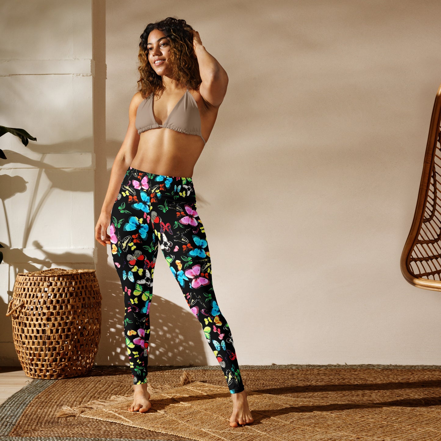 ELEVATED ESSENTIALS, BOOTY BOOSTING HIGH WAISTBAND LEGGING BUTTERFLY