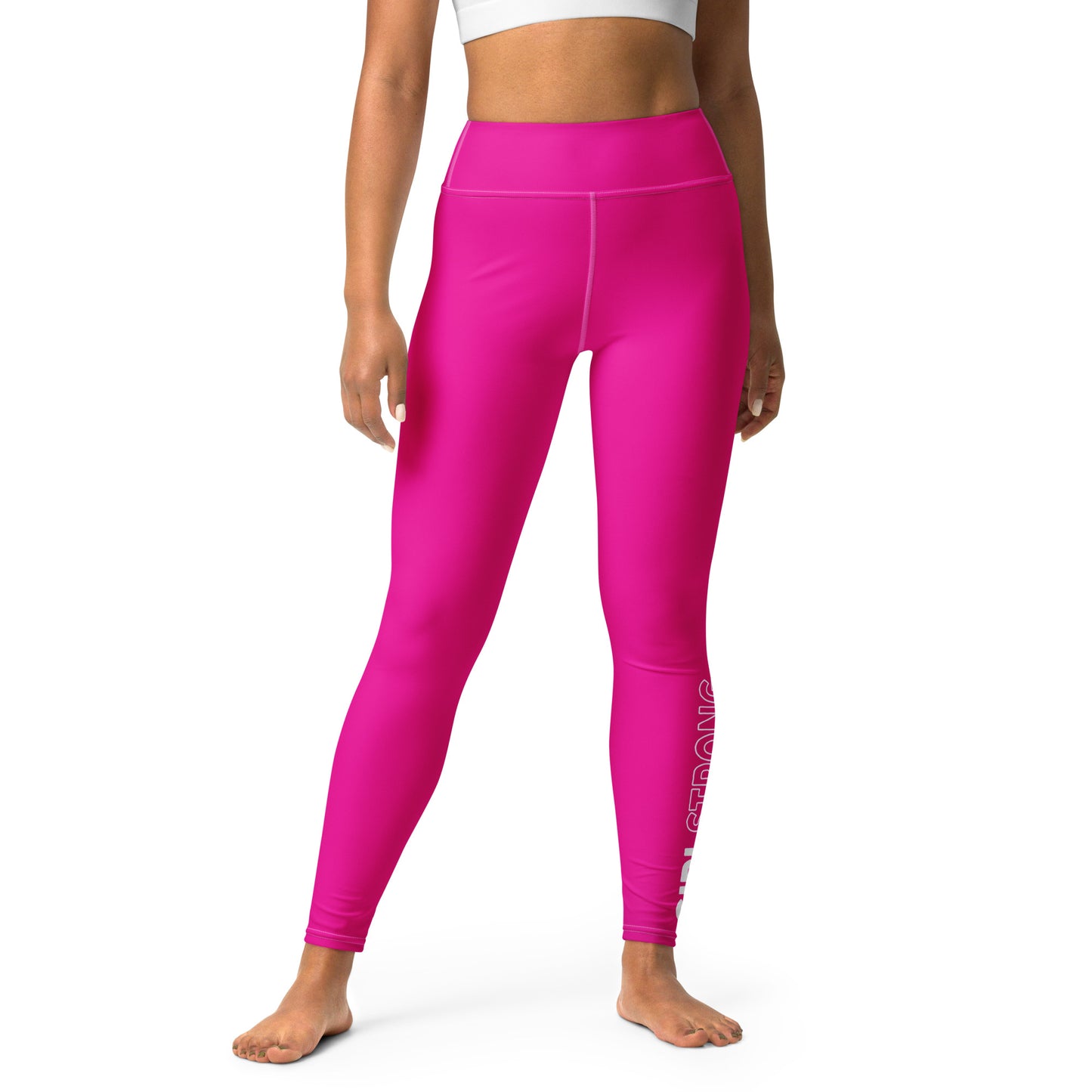 ELEVATED ESSENTIALS, THE PERFECT HIGH WAISTBAND LEGGING POWER PINK