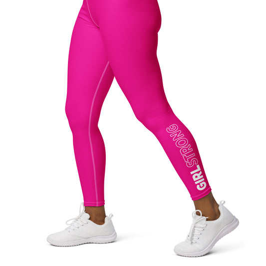 ELEVATED ESSENTIALS, THE PERFECT HIGH WAISTBAND LEGGING POWER PINK