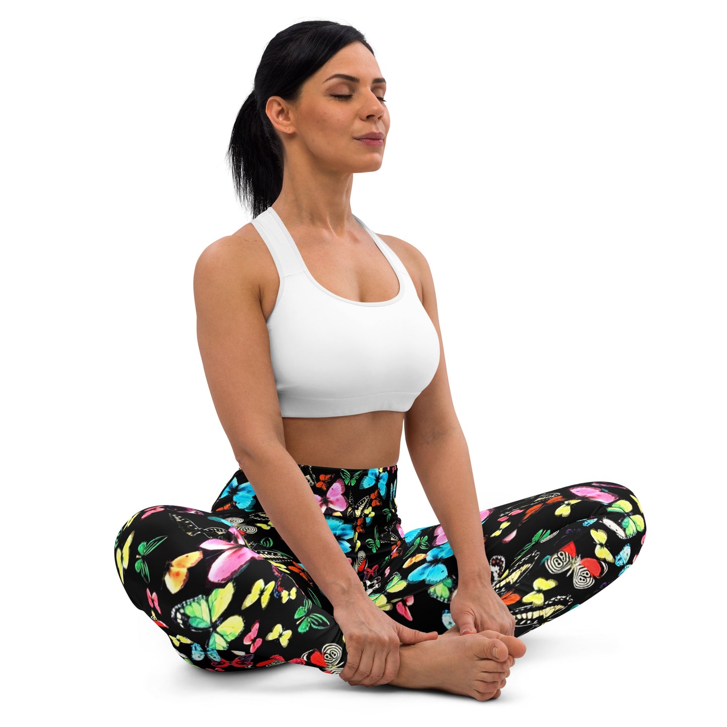 ELEVATED ESSENTIALS, BOOTY BOOSTING HIGH WAISTBAND LEGGING BUTTERFLY