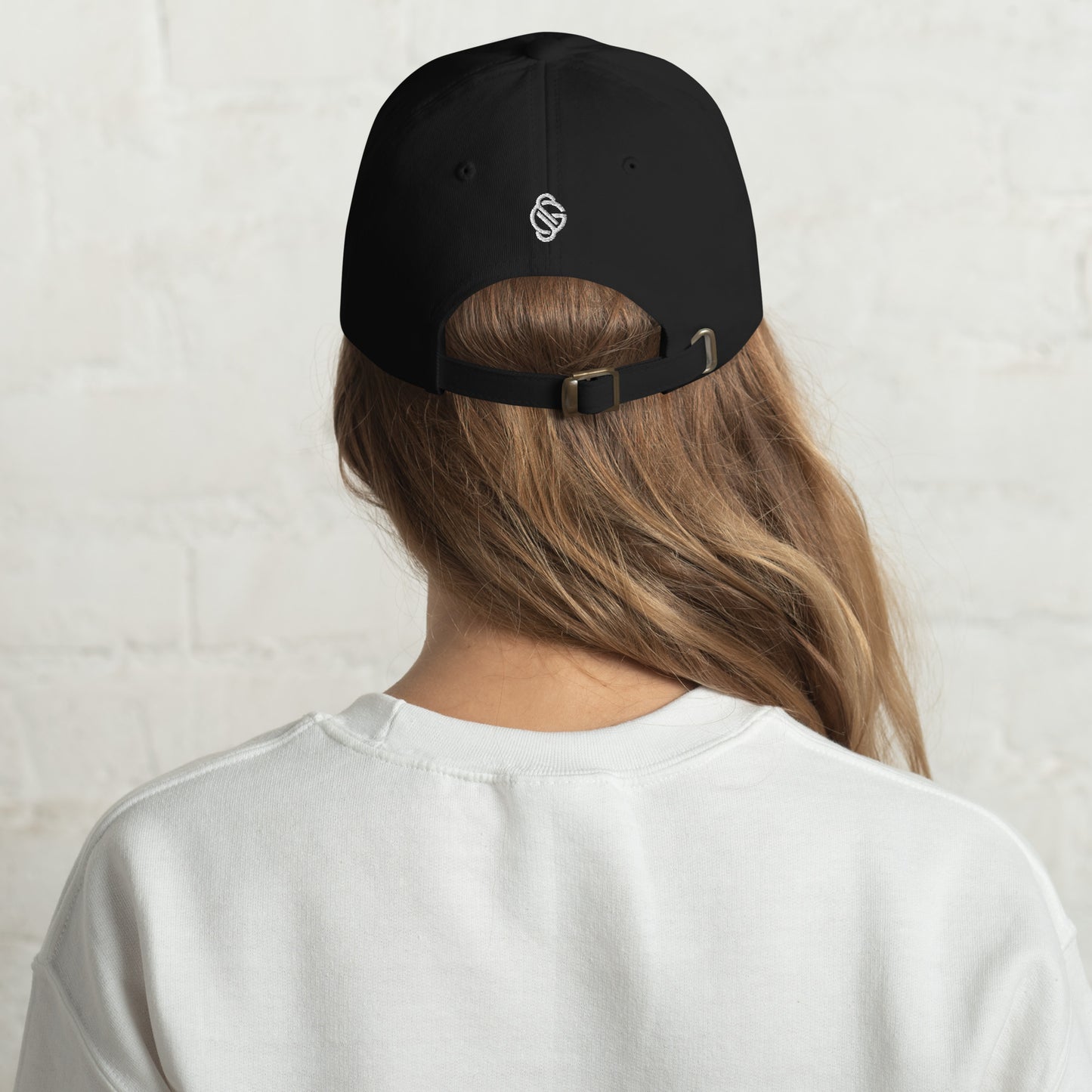 ELEVATED BASICS, BLACK BASEBALL CAP GIRLSTRONG AVAILABLE IN 12 COLORS