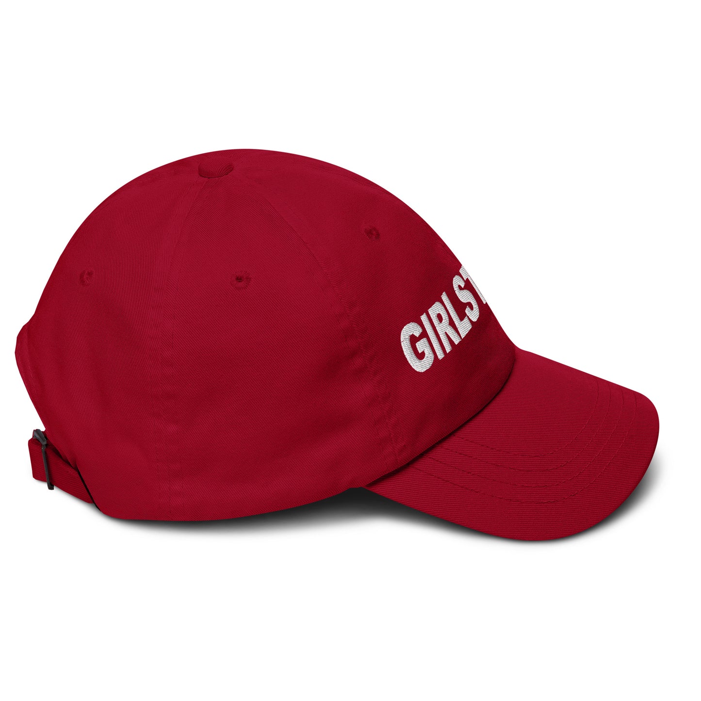 ELEVATED BASICS, BLACK BASEBALL CAP GIRLSTRONG AVAILABLE IN 12 COLORS