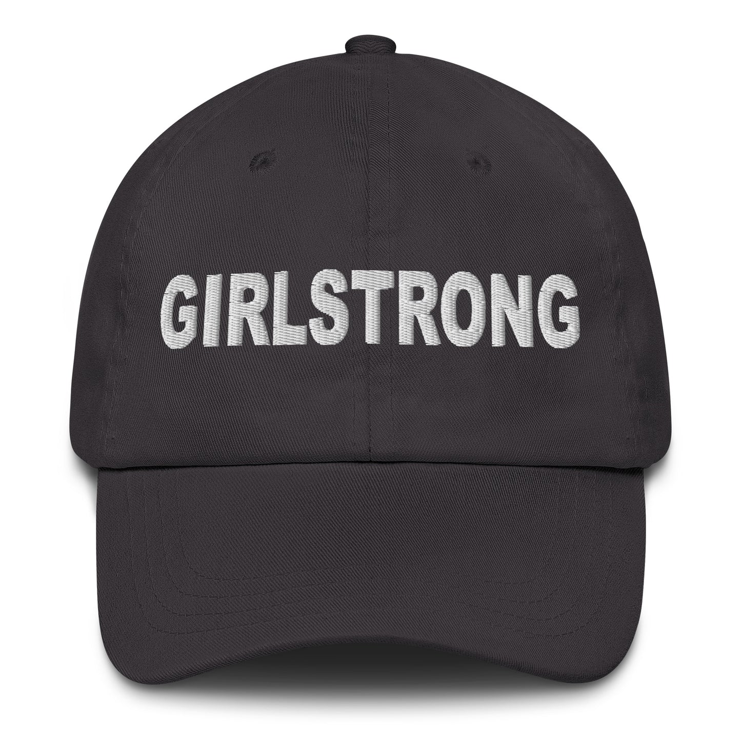 ELEVATED BASICS, BLACK BASEBALL CAP GIRLSTRONG AVAILABLE IN 12 COLORS