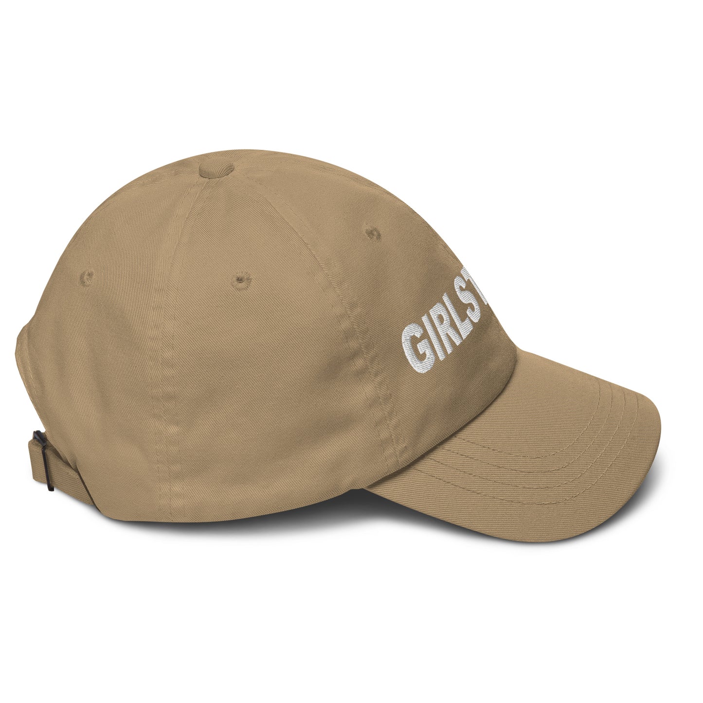 ELEVATED BASICS, BLACK BASEBALL CAP GIRLSTRONG AVAILABLE IN 12 COLORS