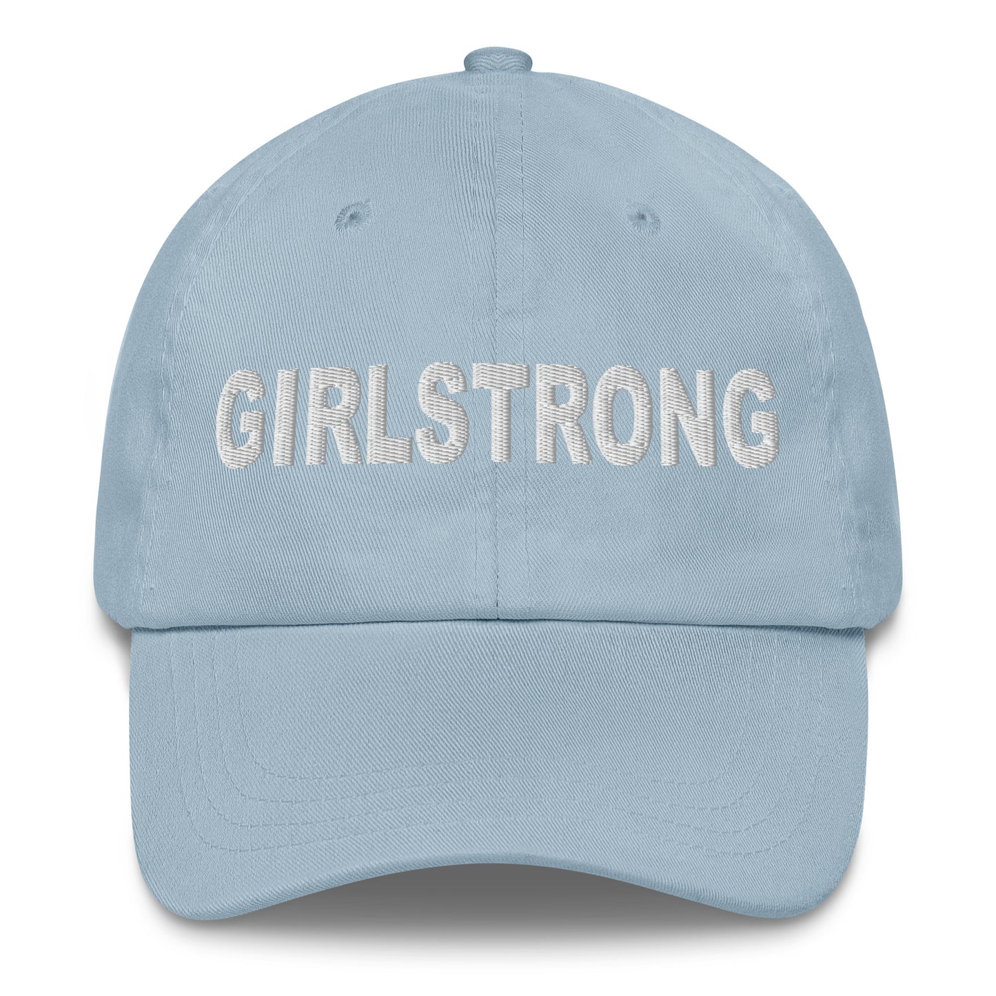 ELEVATED BASICS, BLACK BASEBALL CAP GIRLSTRONG AVAILABLE IN 12 COLORS