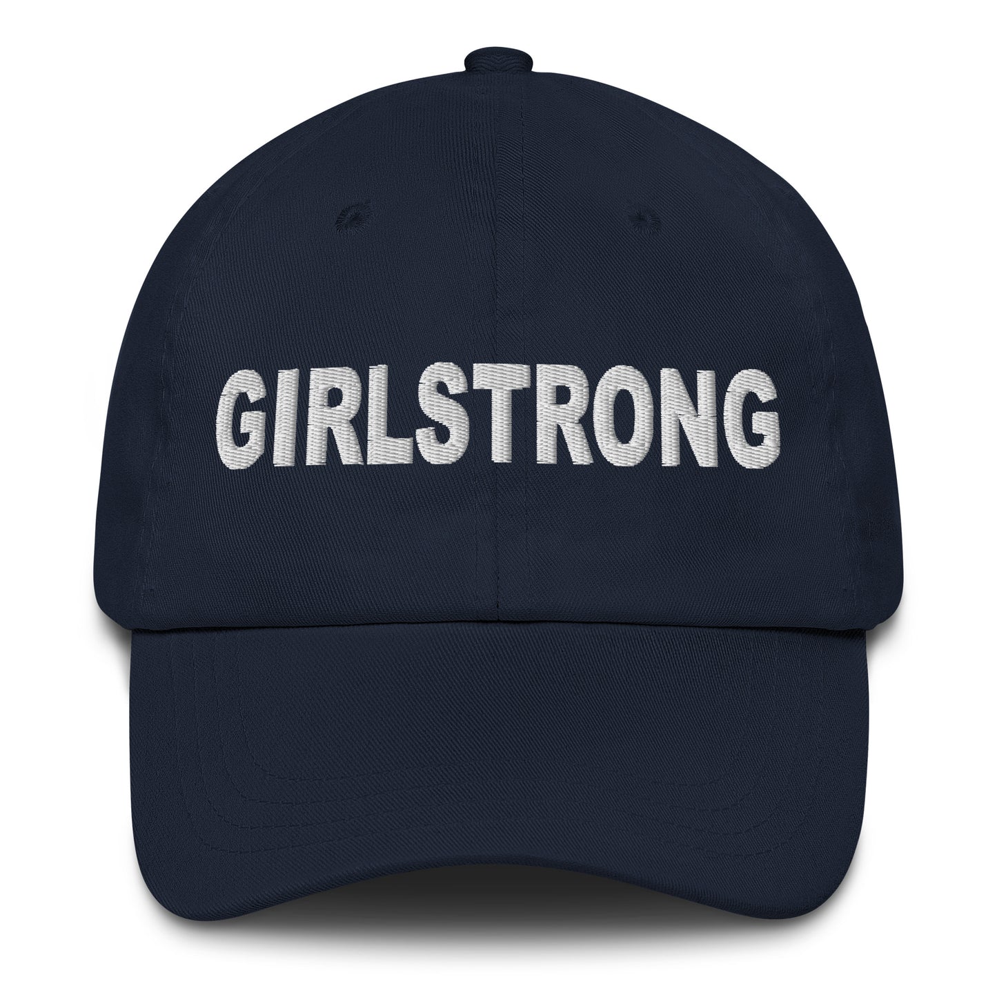 ELEVATED BASICS, BLACK BASEBALL CAP GIRLSTRONG AVAILABLE IN 12 COLORS