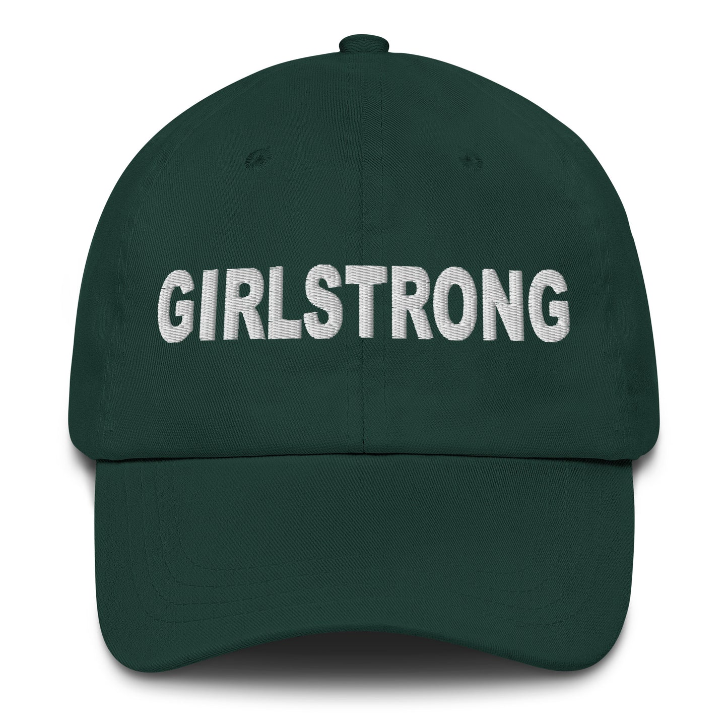 ELEVATED BASICS, BLACK BASEBALL CAP GIRLSTRONG AVAILABLE IN 12 COLORS