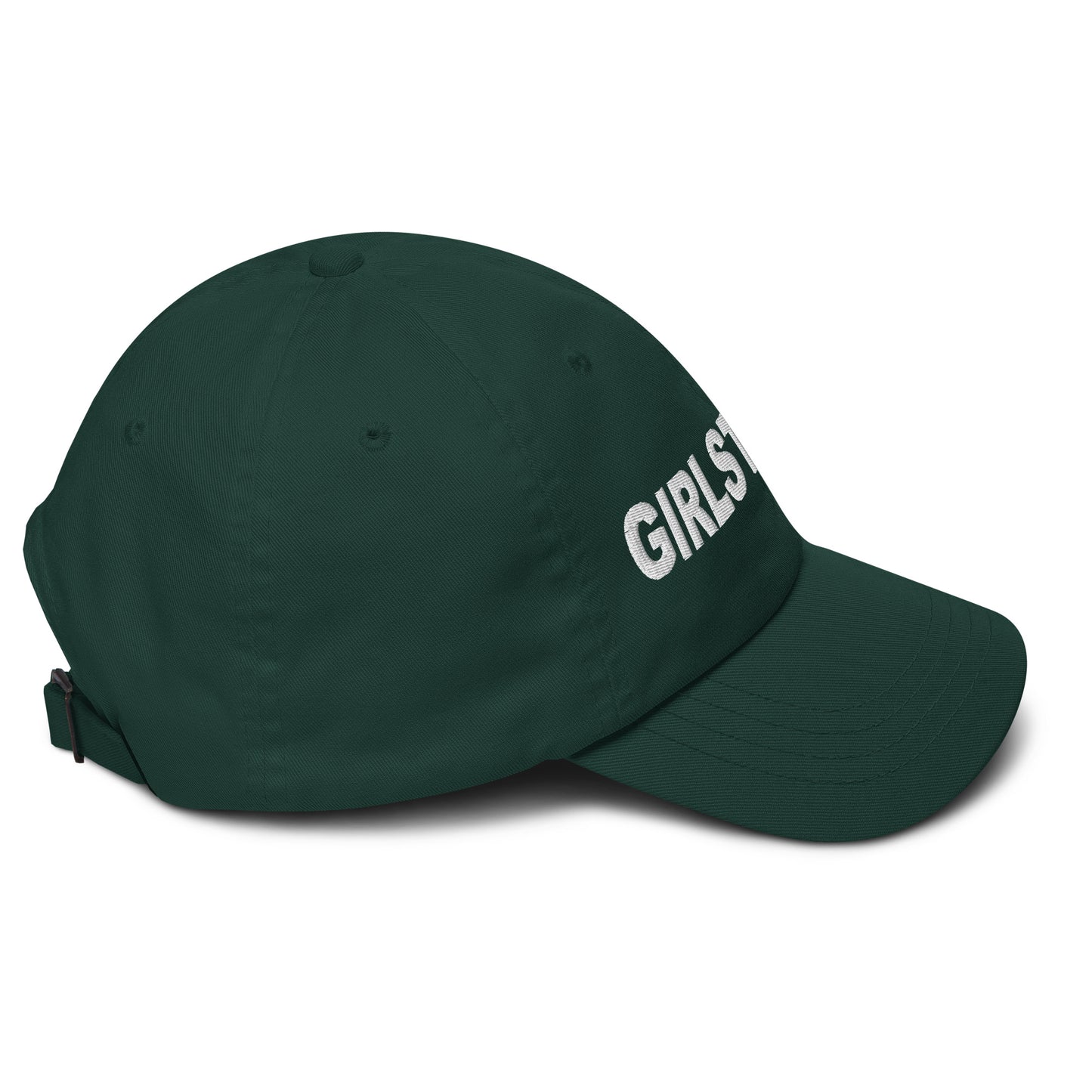 ELEVATED BASICS, BLACK BASEBALL CAP GIRLSTRONG AVAILABLE IN 12 COLORS