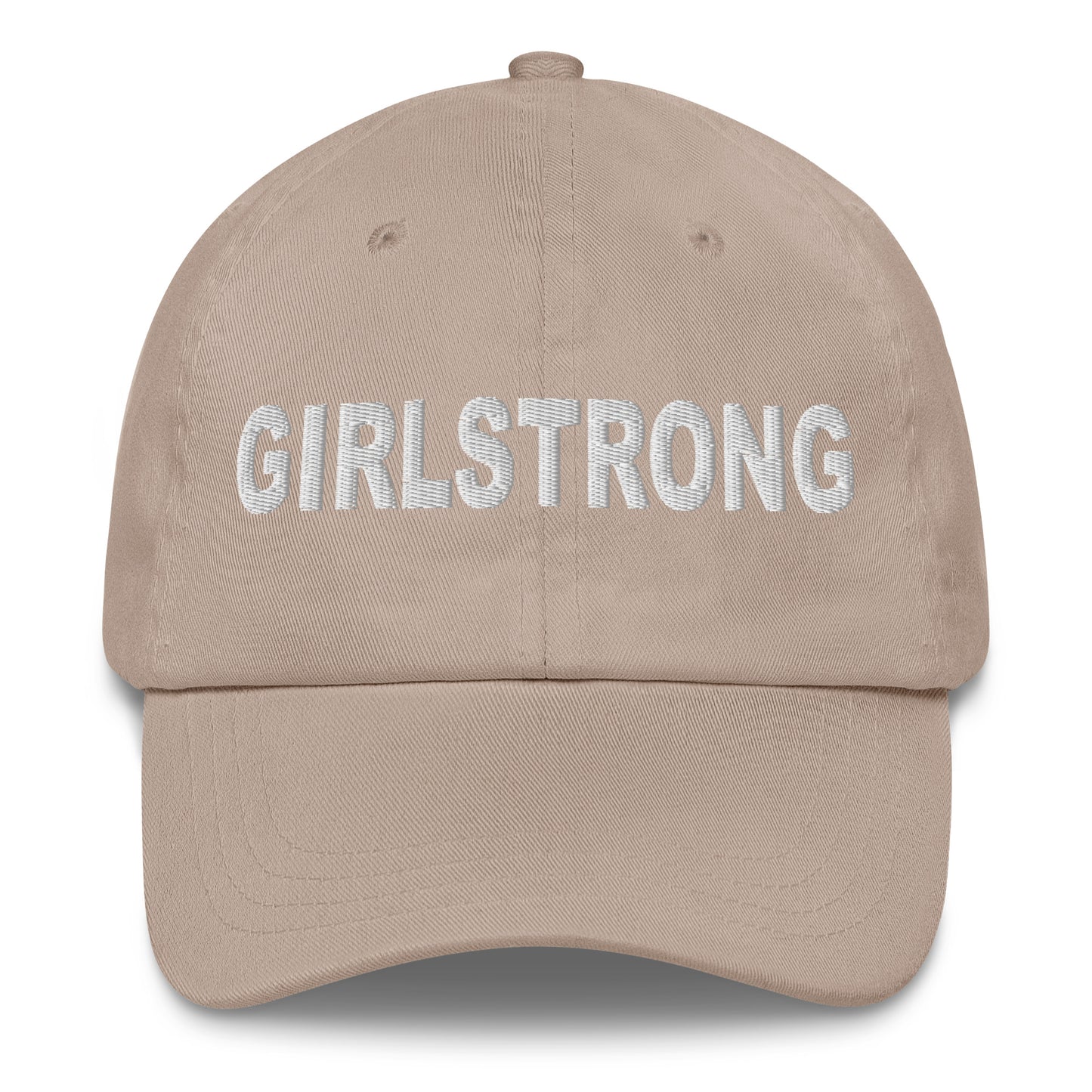 ELEVATED BASICS, BLACK BASEBALL CAP GIRLSTRONG AVAILABLE IN 12 COLORS