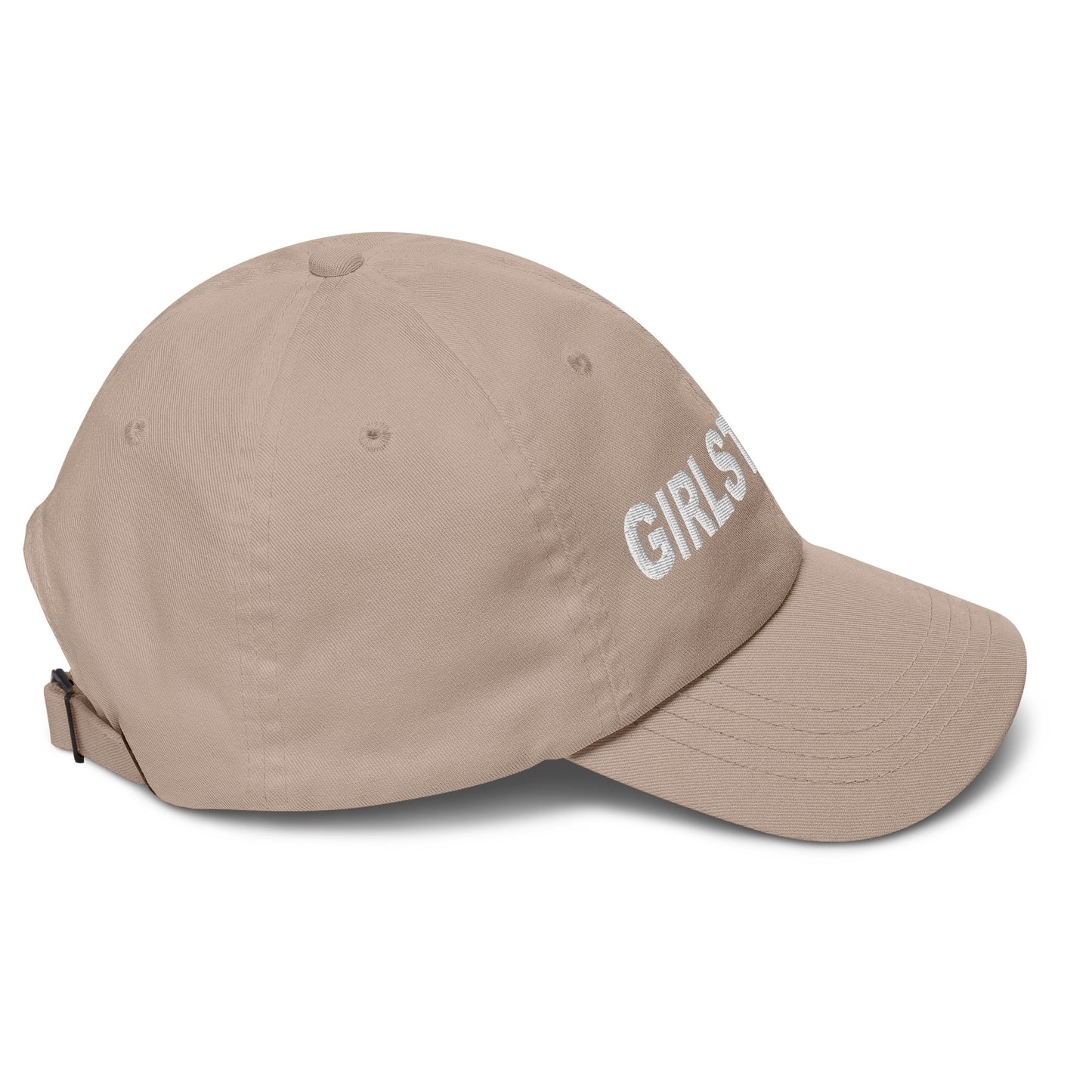 ELEVATED BASICS, BLACK BASEBALL CAP GIRLSTRONG AVAILABLE IN 12 COLORS