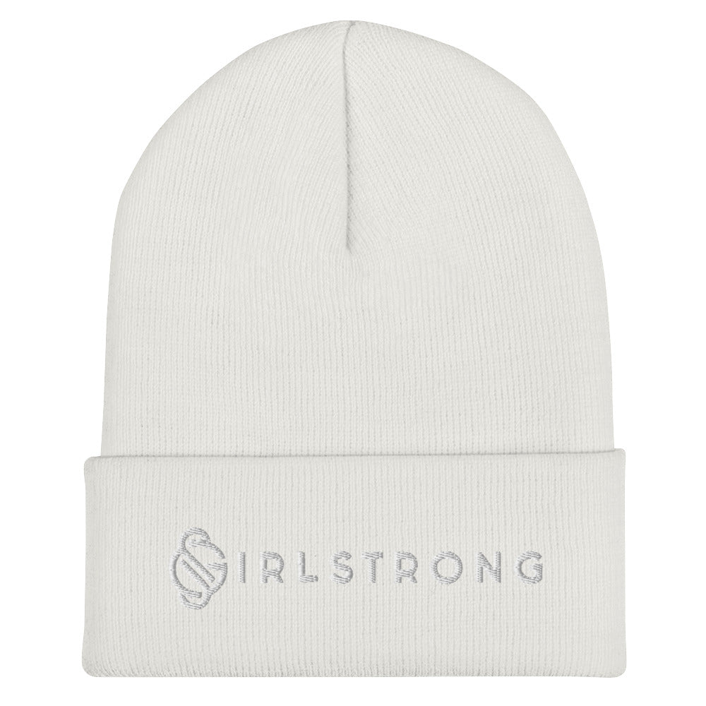 COZY, WARM CUFFED BEANIE GS LOGO