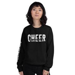 THE ESSENTIAL UNISEX SWEATSHIRT BLACK CHEER LEADER