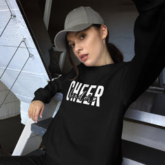 THE ESSENTIAL UNISEX SWEATSHIRT BLACK CHEER LEADER