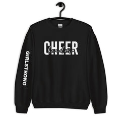 THE ESSENTIAL UNISEX SWEATSHIRT BLACK CHEER LEADER