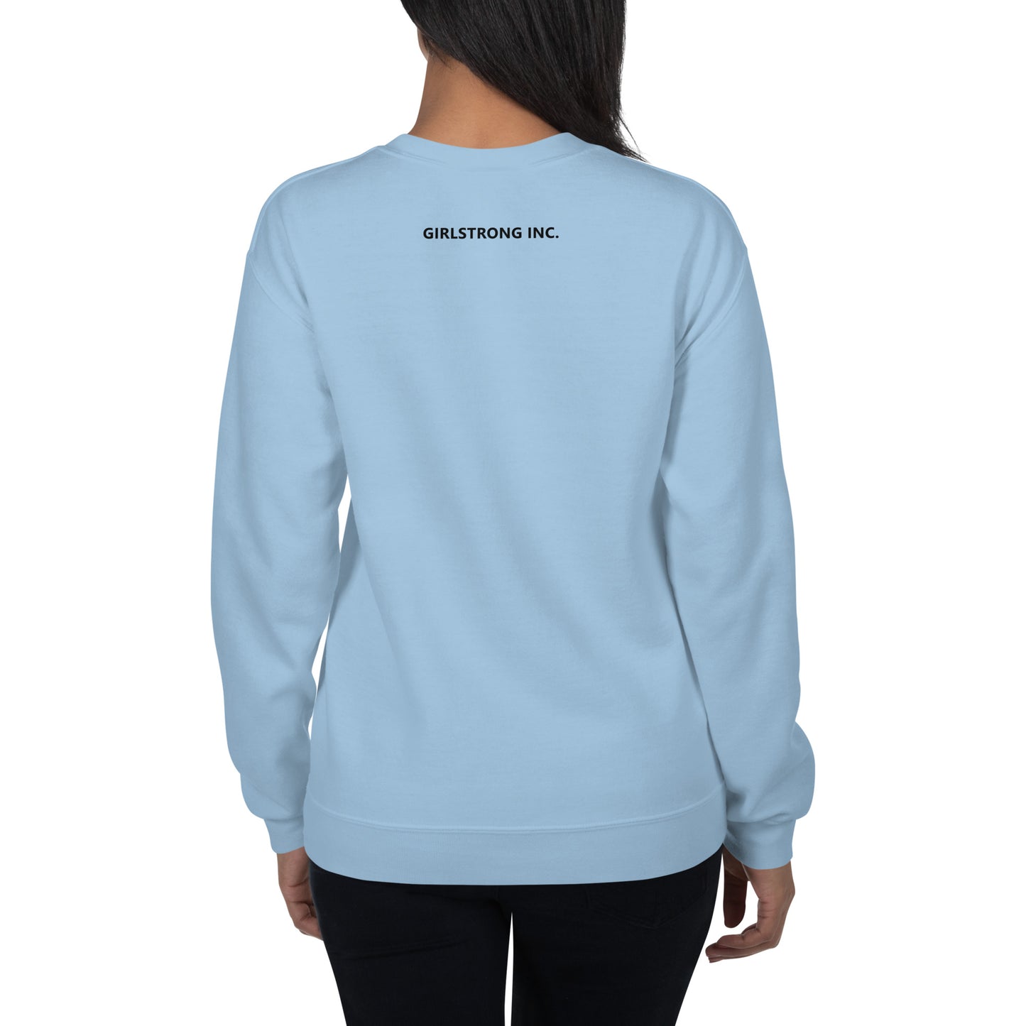 THE ESSENTIAL UNISEX SWEATSHIRT LIGHT BLUE AUDREY HEPBURN