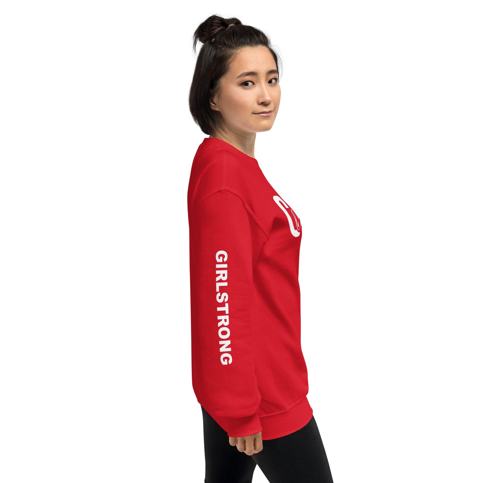 THE ESSENTIAL UNISEX SWEATSHIRT WHITE CHEER LEADER