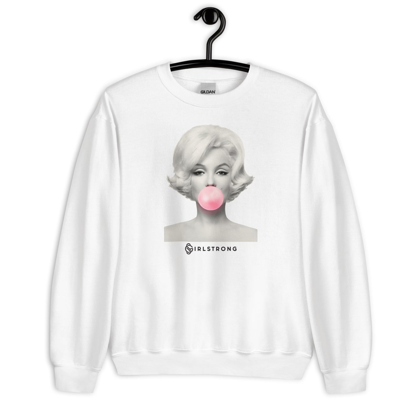 THE ESSENTIAL UNISEX SWEATSHIRT WHITE MARILYN MONROE