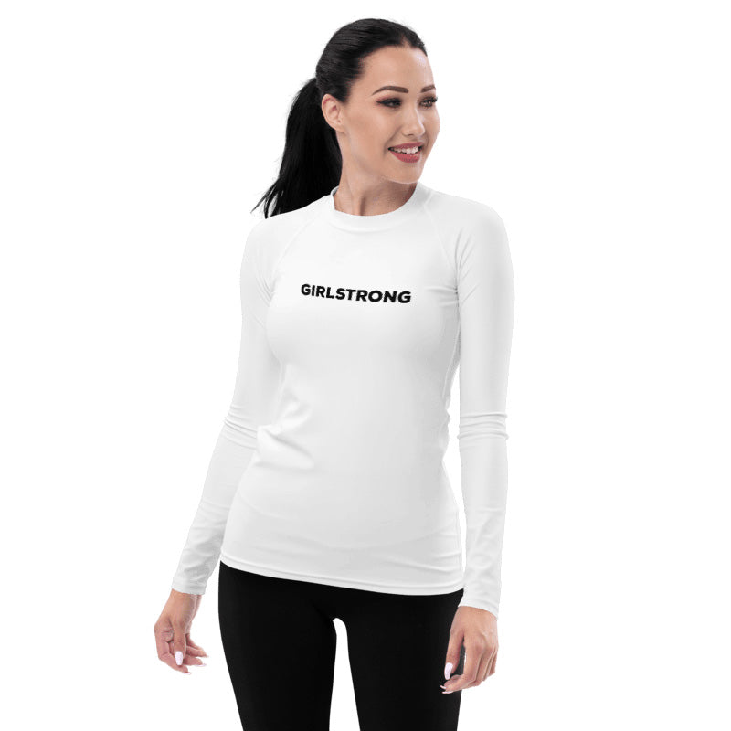 UPF 50 LONG SLEEVES RASHGUARD WHITE