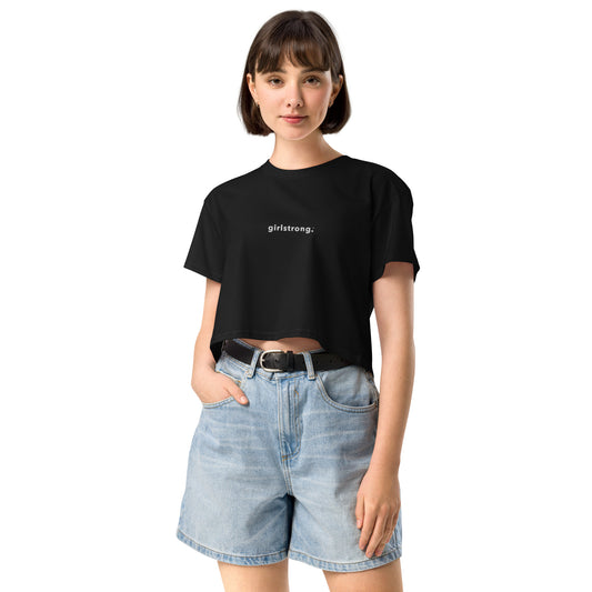 THE ESSENTIAL RELAXED FIT CROP TEE AVAILABLE IN 8 COLORS XS-XL