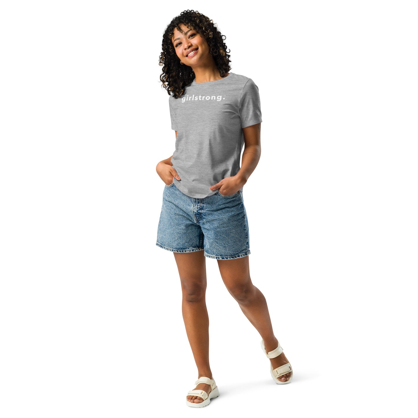 PERFECT FEMME FIT RELAXED TEE ATHLETIC GREY