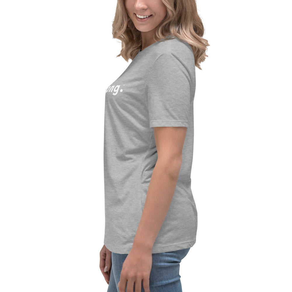PERFECT FEMME FIT RELAXED TEE ATHLETIC GREY