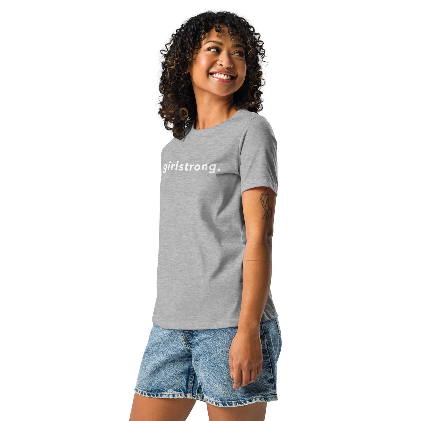 PERFECT FEMME FIT RELAXED TEE ATHLETIC GREY