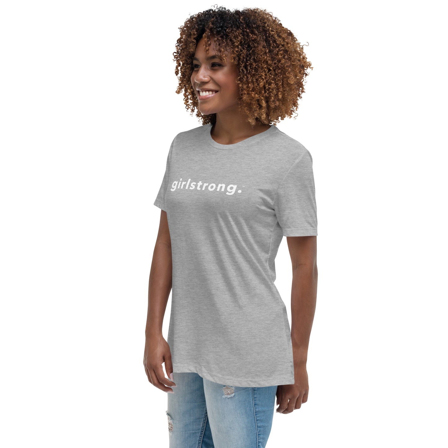 PERFECT FEMME FIT RELAXED TEE ATHLETIC GREY