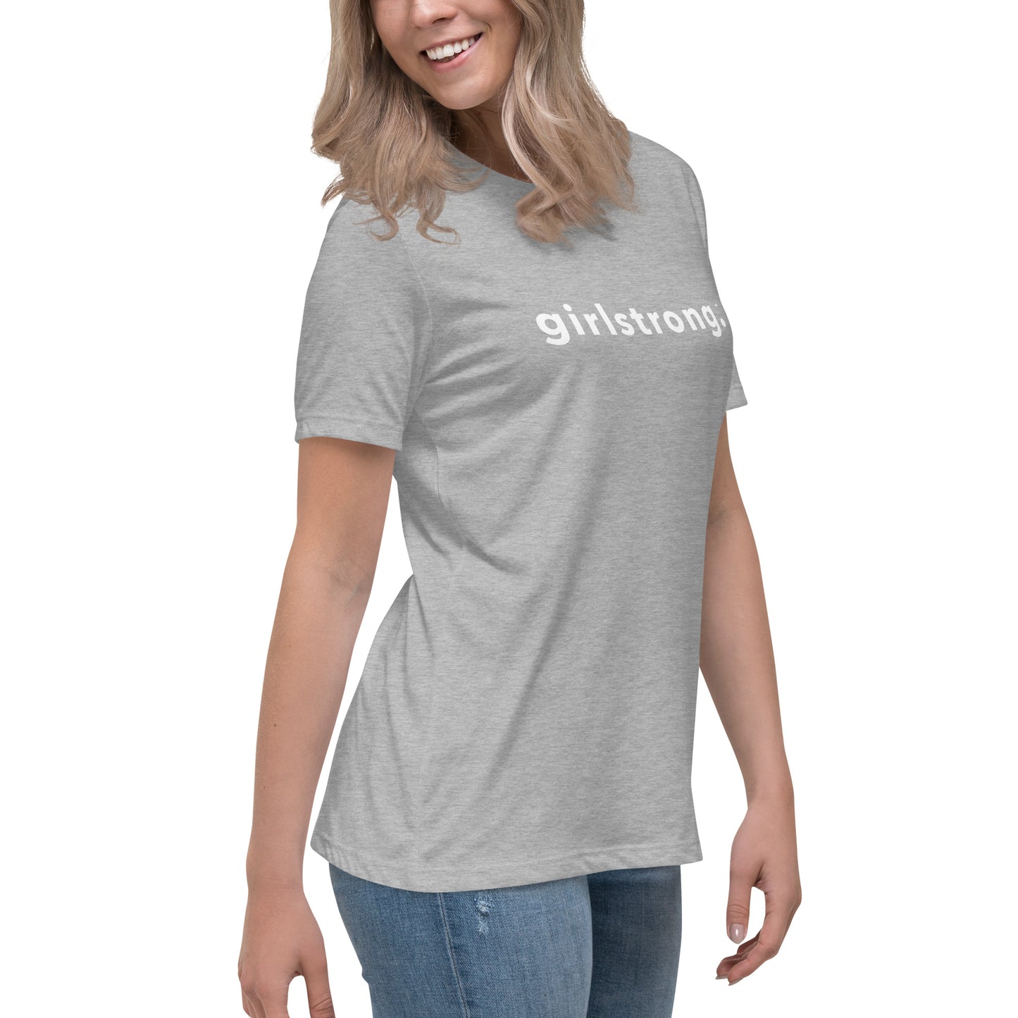 PERFECT FEMME FIT RELAXED TEE ATHLETIC GREY