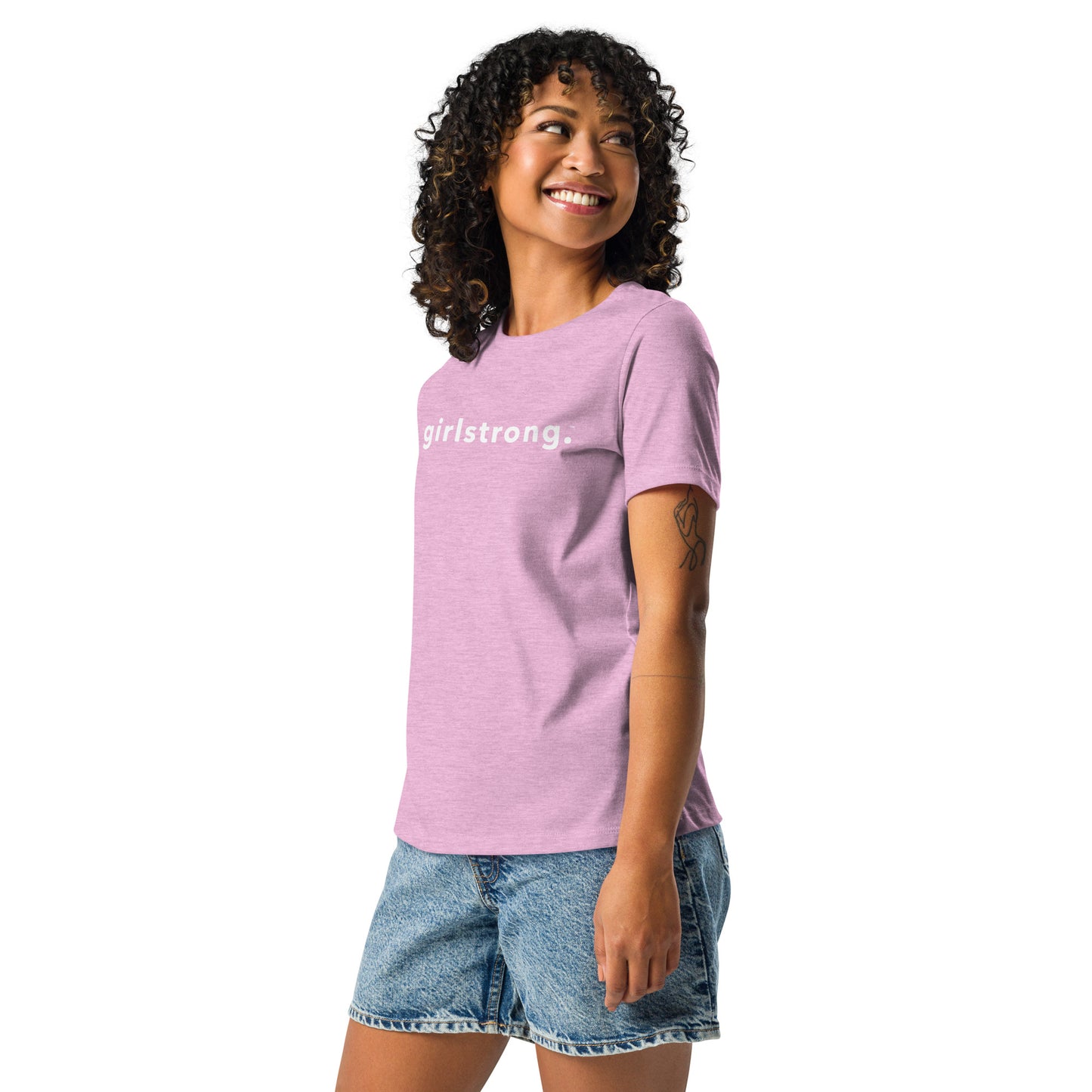 PERFECT FEMME FIT RELAXED TEE HEATHER PRISM LILAC