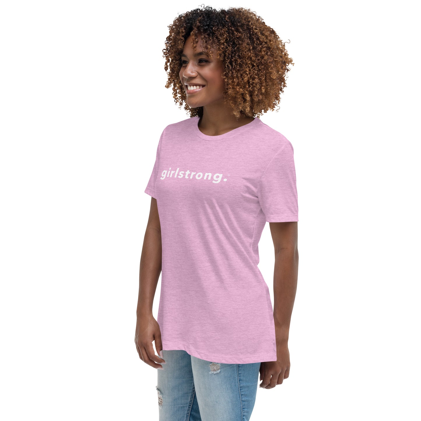 PERFECT FEMME FIT RELAXED TEE HEATHER PRISM LILAC