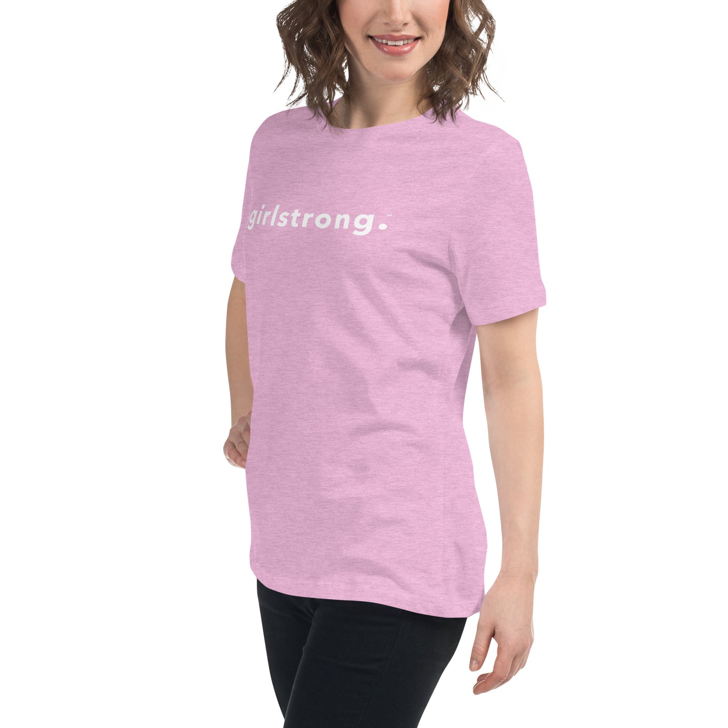 PERFECT FEMME FIT RELAXED TEE HEATHER PRISM LILAC