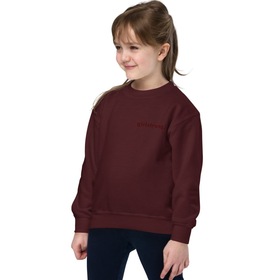 EVERYDAY GIRLSTRONG SWEATSHIRT CRIMSON