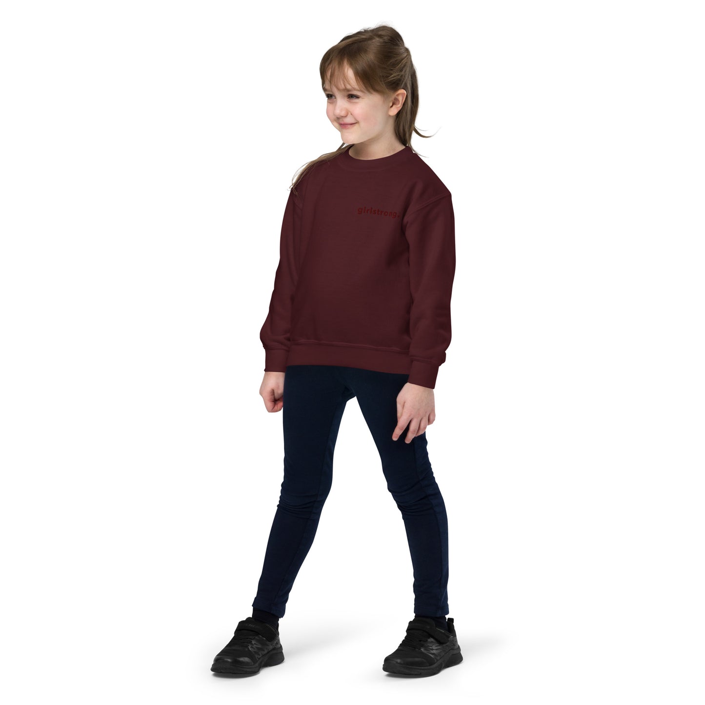 EVERYDAY GIRLSTRONG SWEATSHIRT CRIMSON