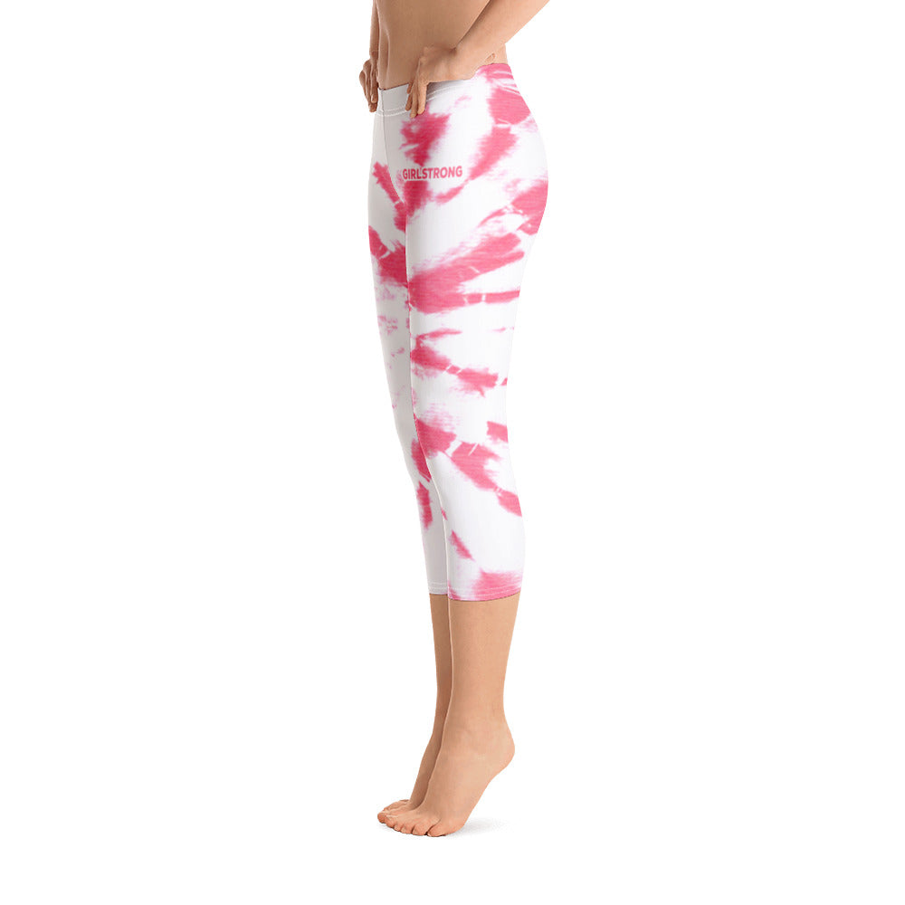 ELEVATED ESSENTIALS, THE PERFECT CAPRI PINK TIE DYE