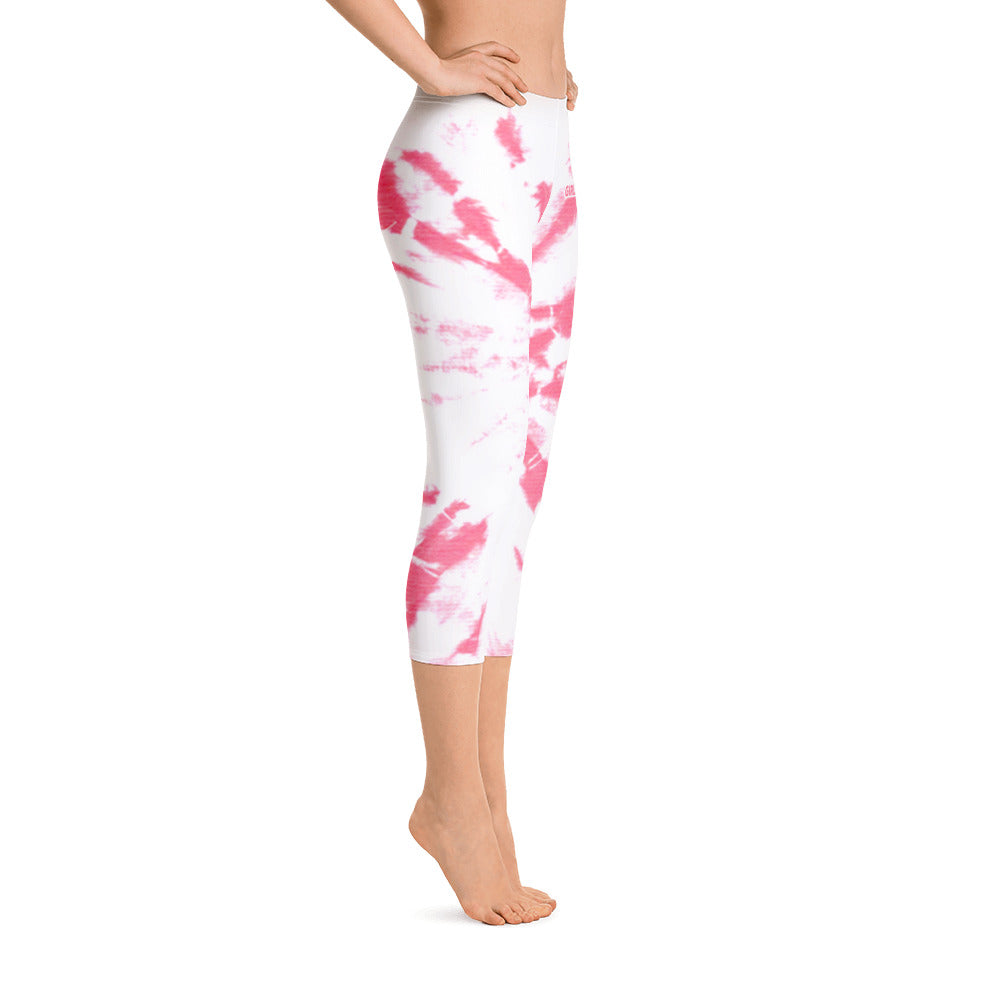 ELEVATED ESSENTIALS, THE PERFECT CAPRI PINK TIE DYE