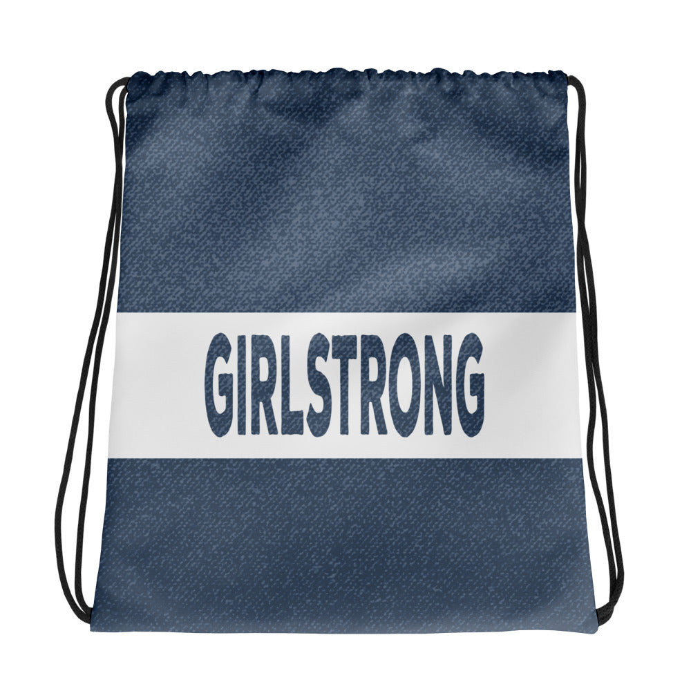 Durable drawstring gym bag for girls-girlstronginc.com