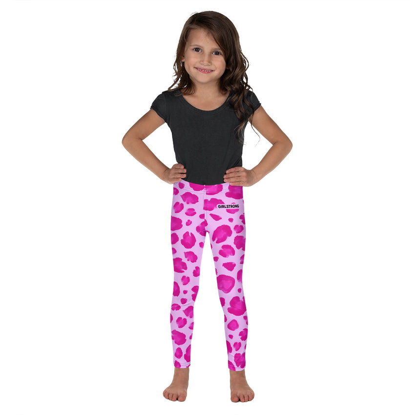 Comfortable girls leggings in leopard animal pattern-girlstronginc.com