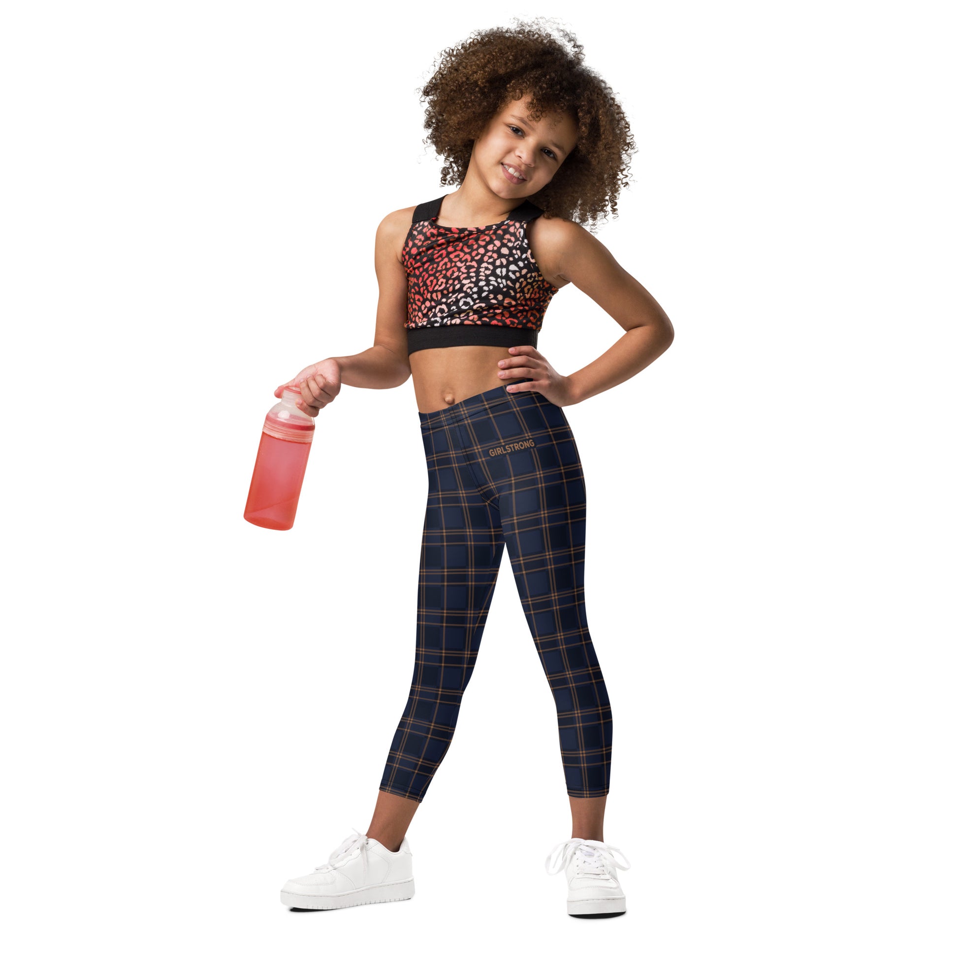 Fashionable kids leggings in trendy red plaids - –  GIRLSTRONG INC