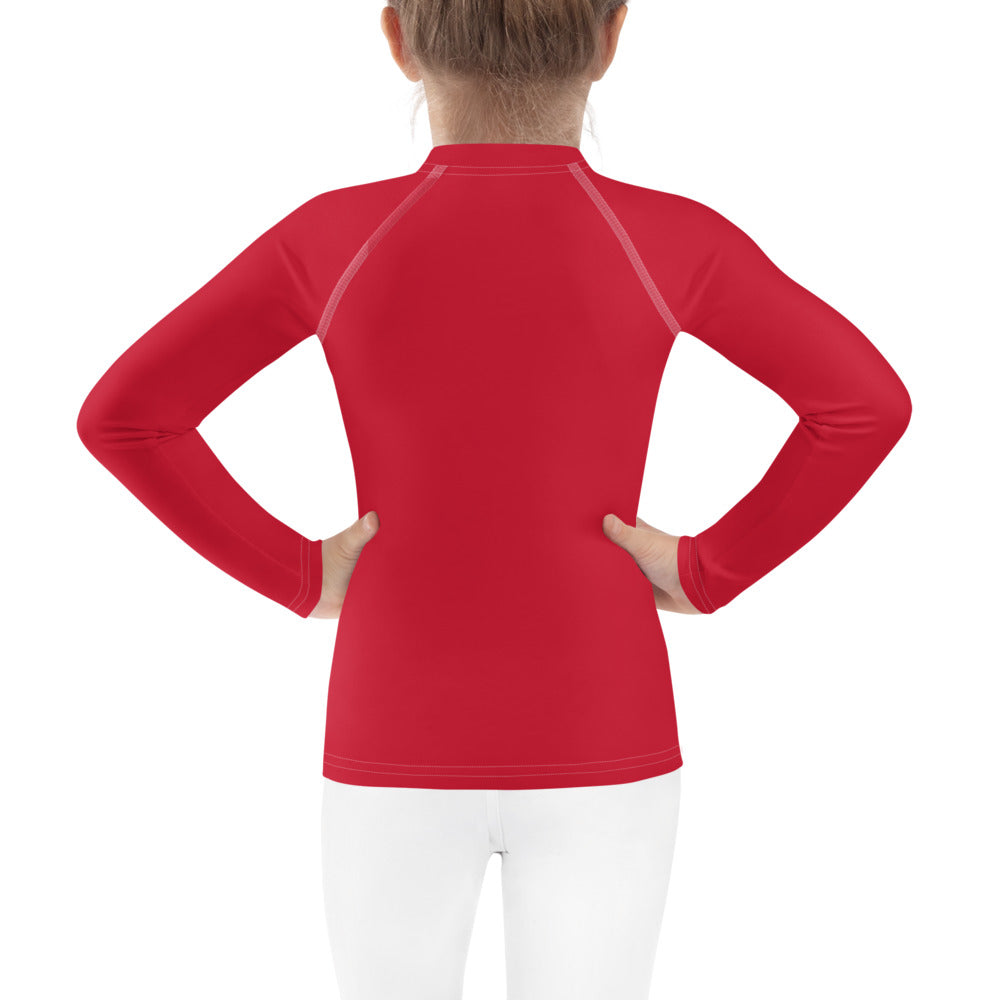 UPF 50  RASHGUARD CHERRY RED