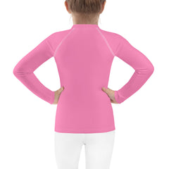 WATERSIDE UPF LONG SLEEVES KID'S MILA PINK RASH GUARD