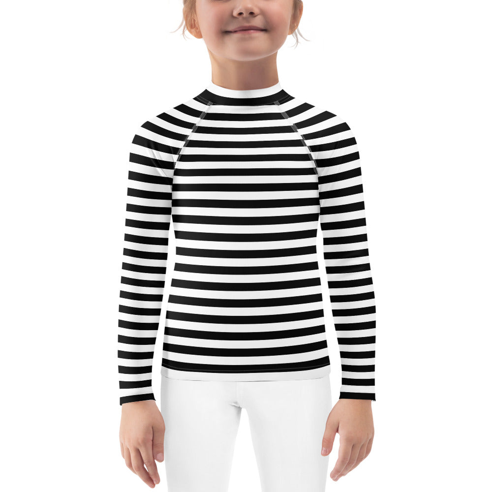 Waterside UPF Long Sleeves Kid's Rash Guard - Summer Swimwear -girlstronginc.com