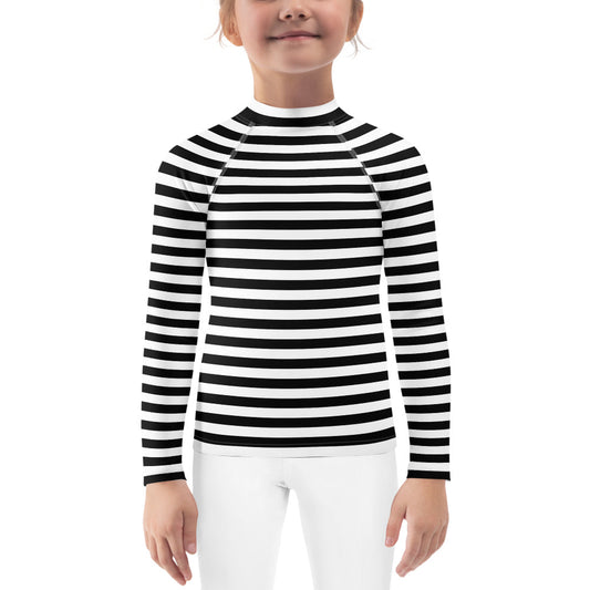 Waterside UPF Long Sleeves Kid's Rash Guard - Summer Swimwear -girlstronginc.com