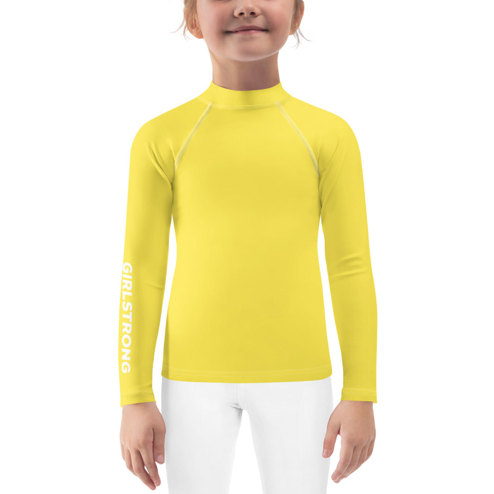 Sun Protection Swimwear For Kids - Waterside UPF Long Sleeves Rash Guard -girlstronginc.com